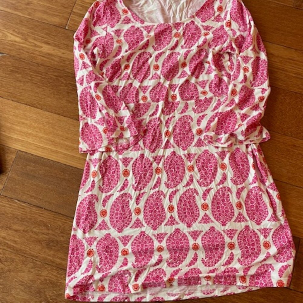 Womens print dress, size 10